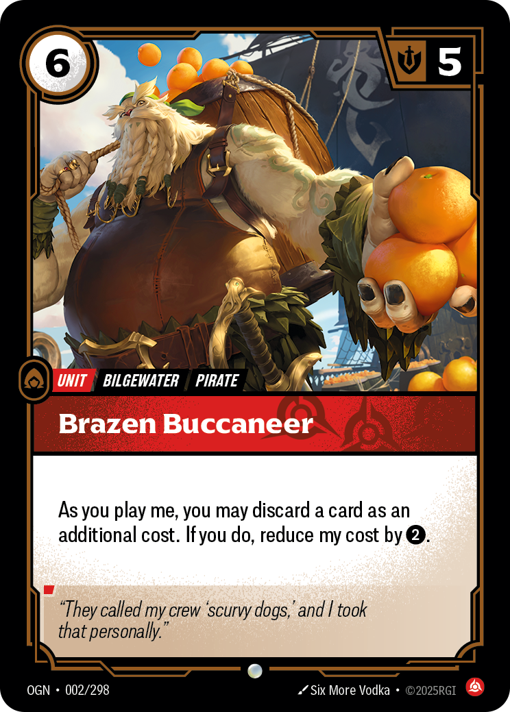 Brazen Buccaneer · OGN 002