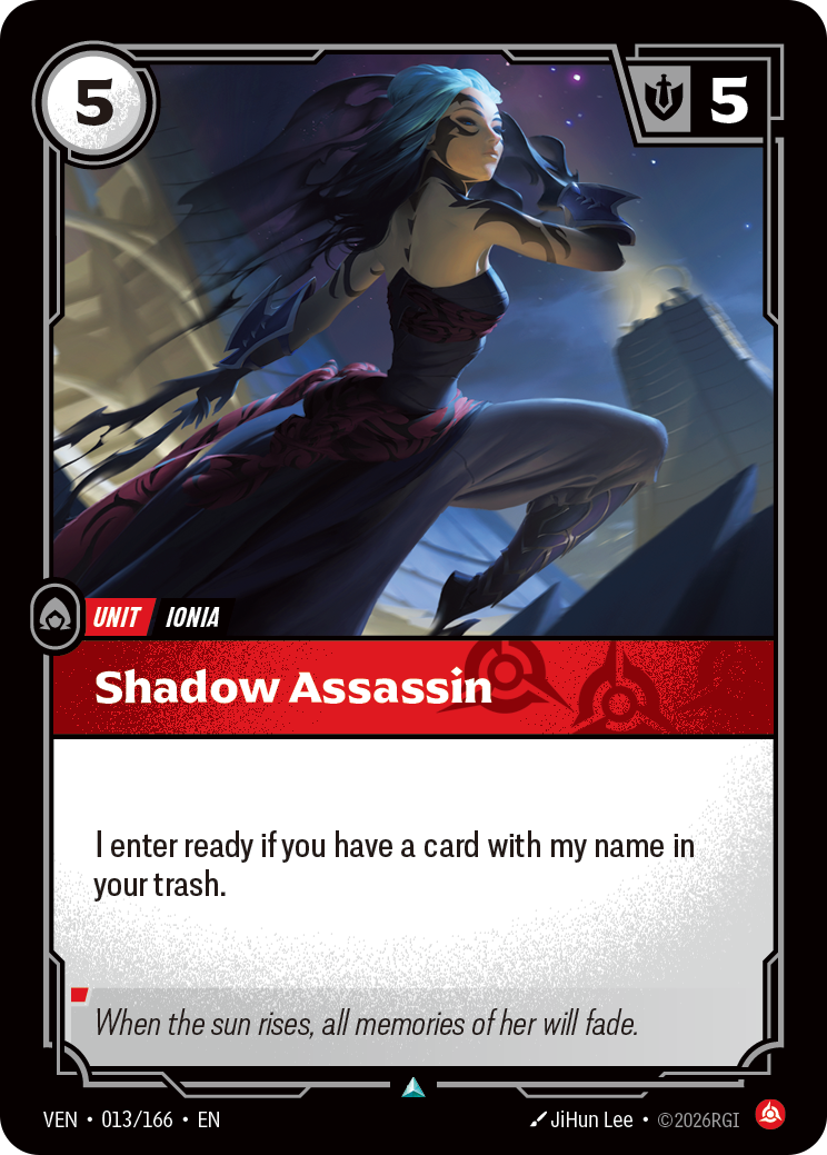 Shadow Assassin · VEN 013