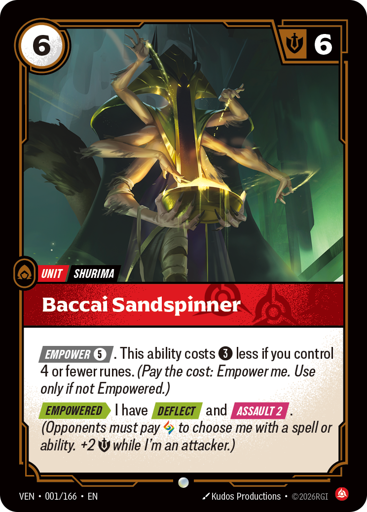Baccai Sandspinner · VEN 001