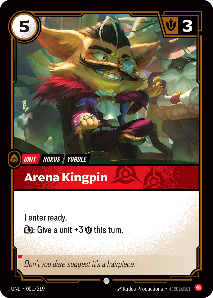 Arena Kingpin · UNL 001