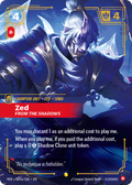 Zed, From the Shadows (Alternate Art) · VEN 023a