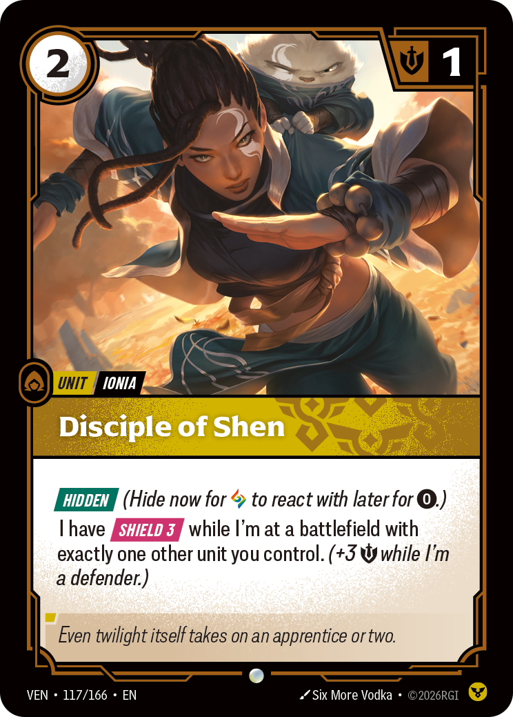 Disciple of Shen · VEN 117