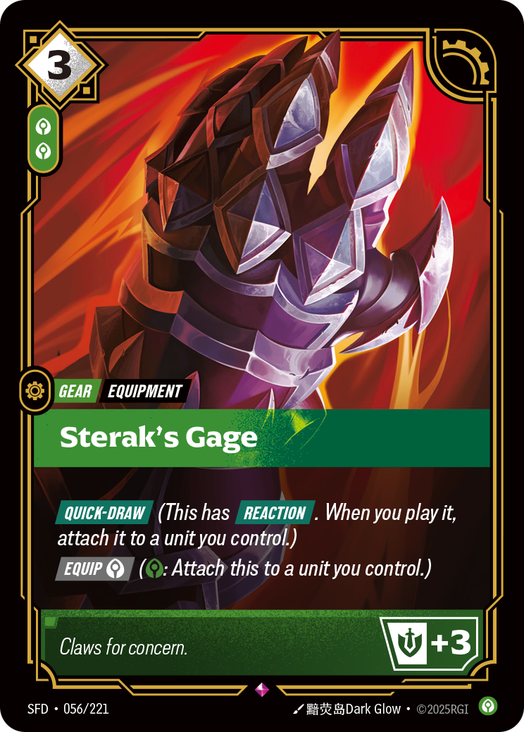 Sterak's Gage · SFD 056