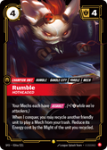 Rumble, Hotheaded (Alternate Art) · SFD 026a