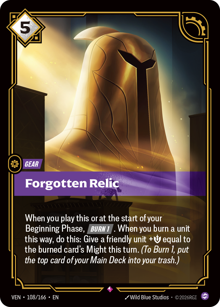 Forgotten Relic · VEN 108