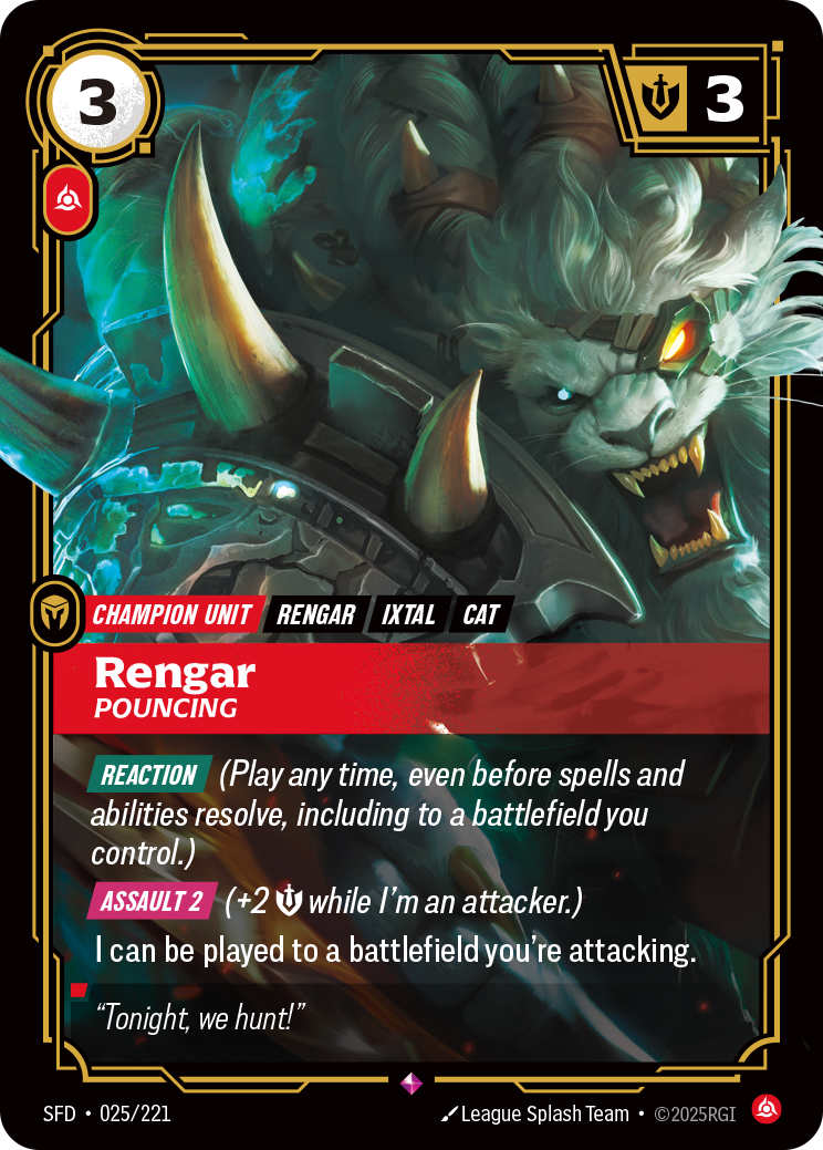 Rengar, Pouncing · SFD 025