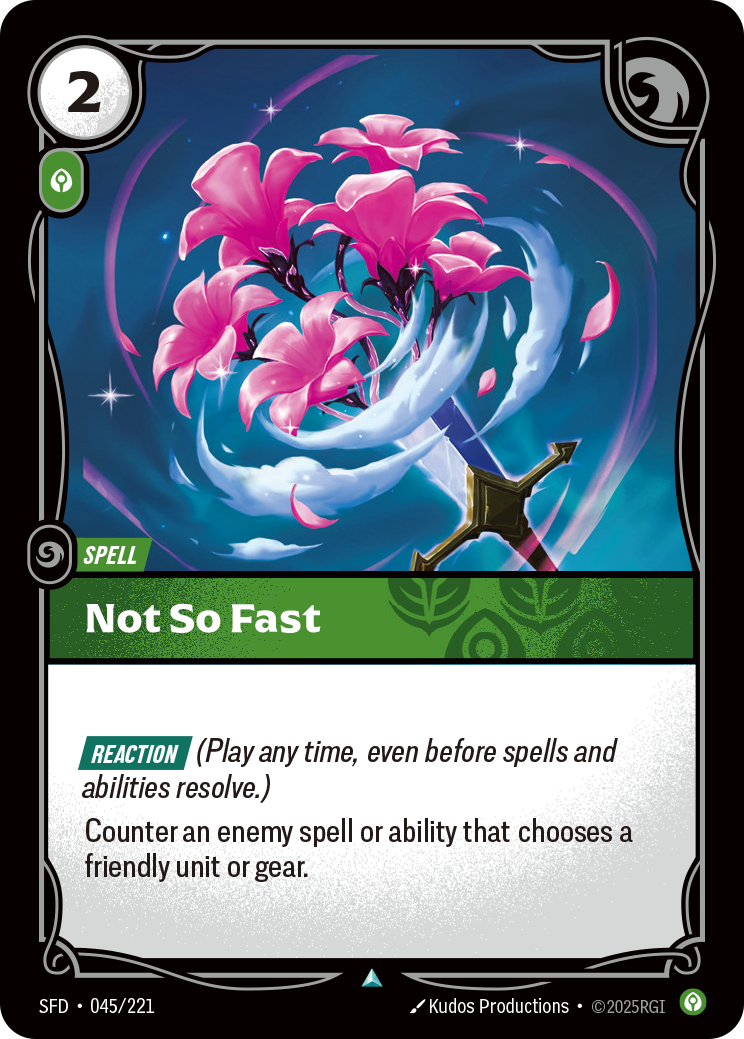 Not So Fast · SFD 045