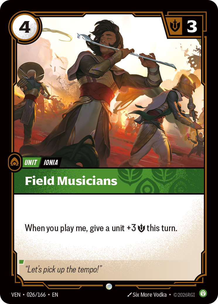 Field Musicians · VEN 026