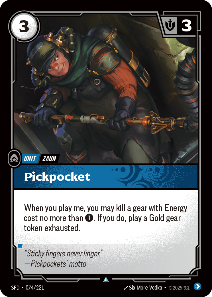 Pickpocket · SFD 074