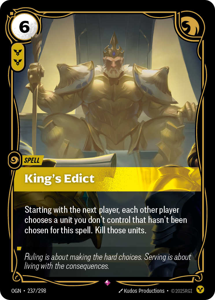 King's Edict · OGN 237