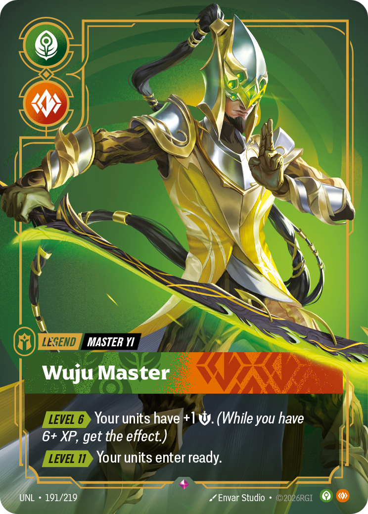 Master Yi, Wuju Master · UNL 191