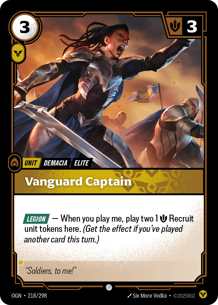 Vanguard Captain · OGN 218