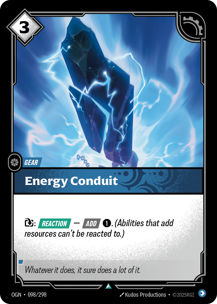Energy Conduit · OGN 098