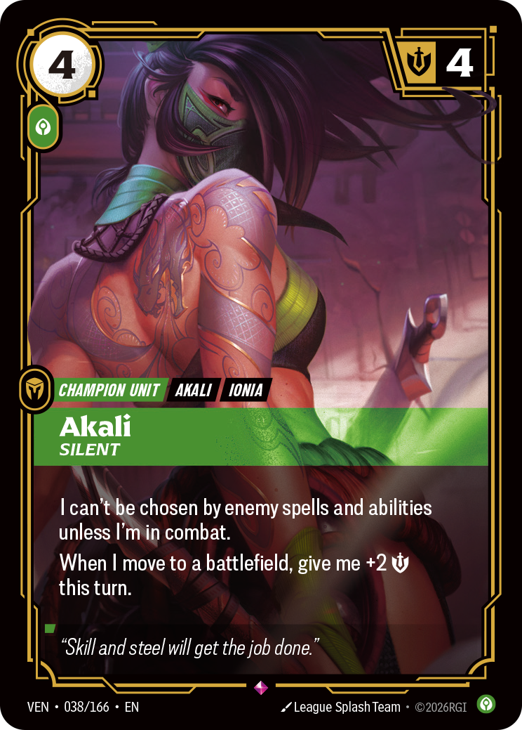 Akali, Silent · VEN 038
