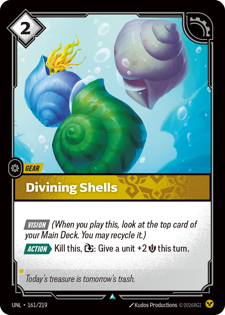 Divining Shells · UNL 161