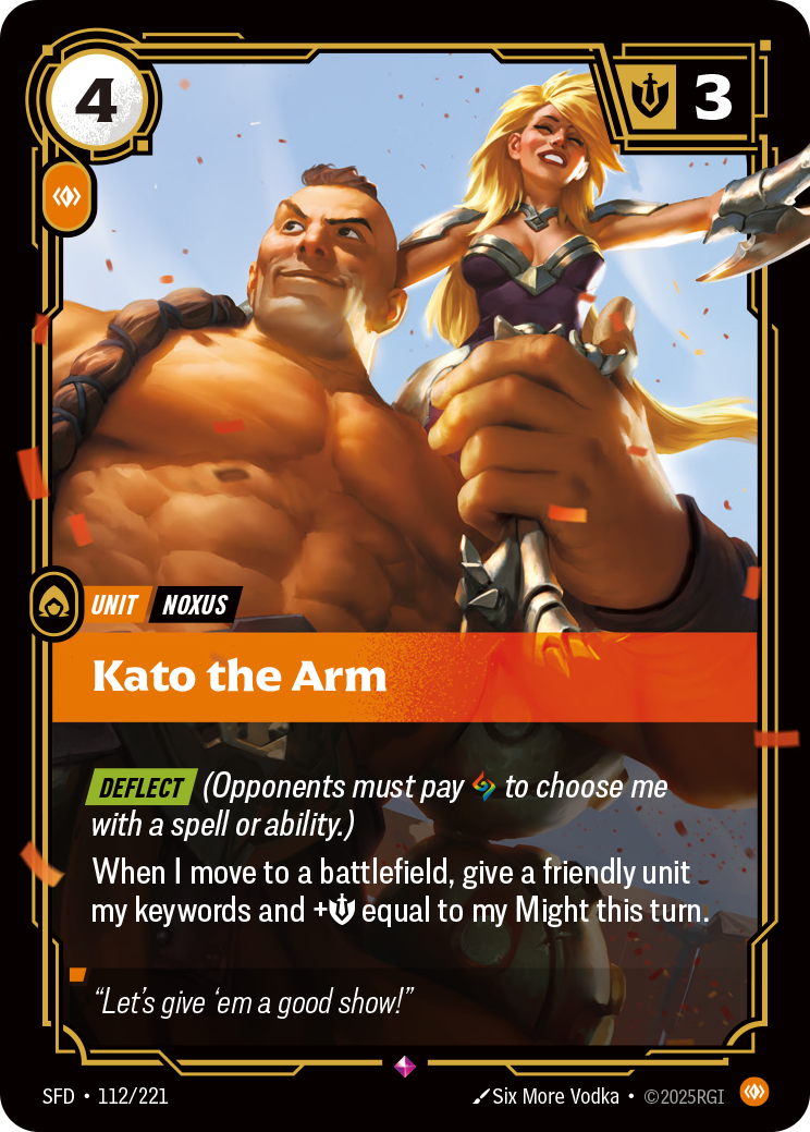 Kato the Arm · SFD 112