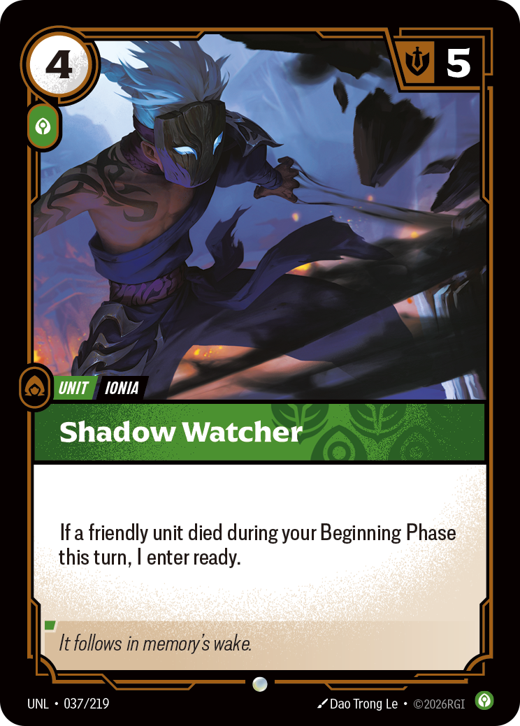 Shadow Watcher · UNL 037