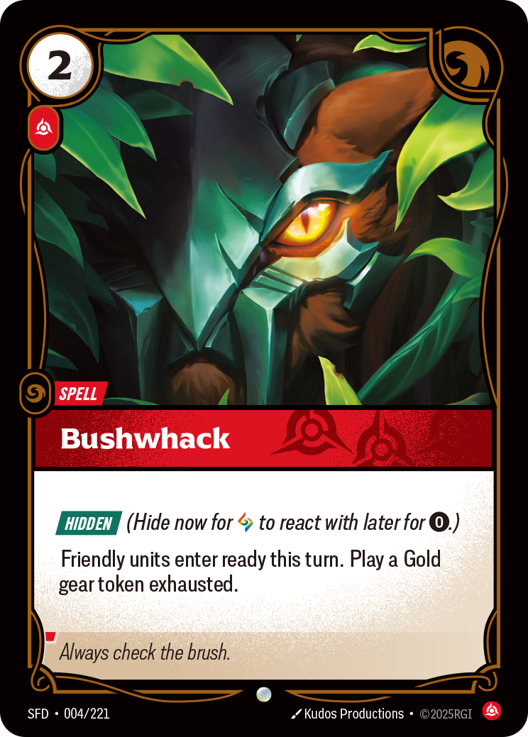 Bushwhack · SFD 004