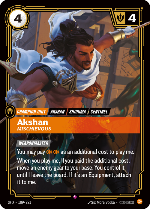 Akshan, Mischievous · SFD 109