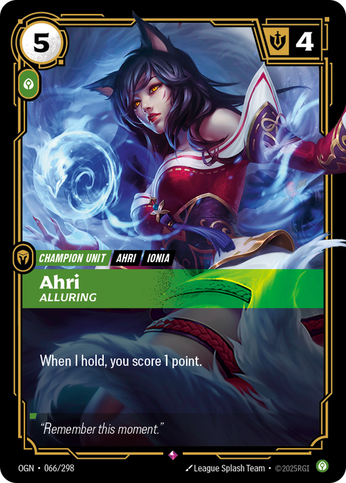 Ahri, Alluring · OGN 066