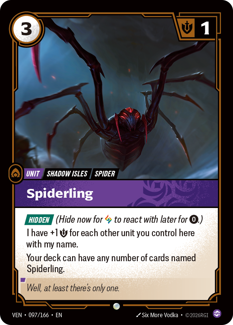 Spiderling · VEN 097