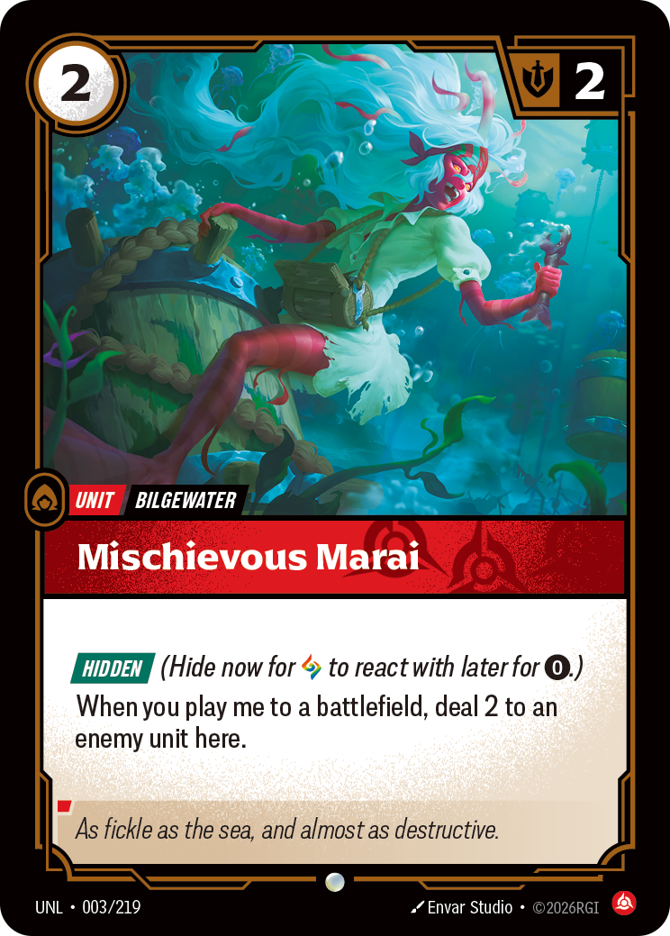 Mischievous Marai · UNL 003