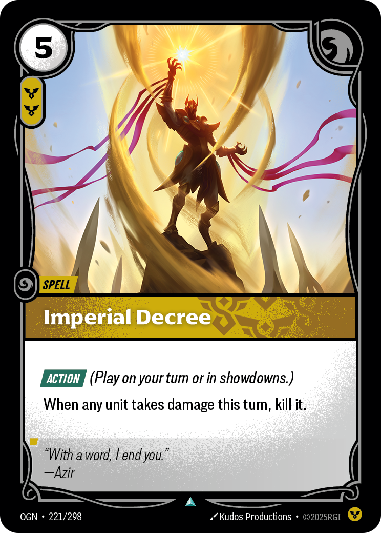 Imperial Decree · OGN 221