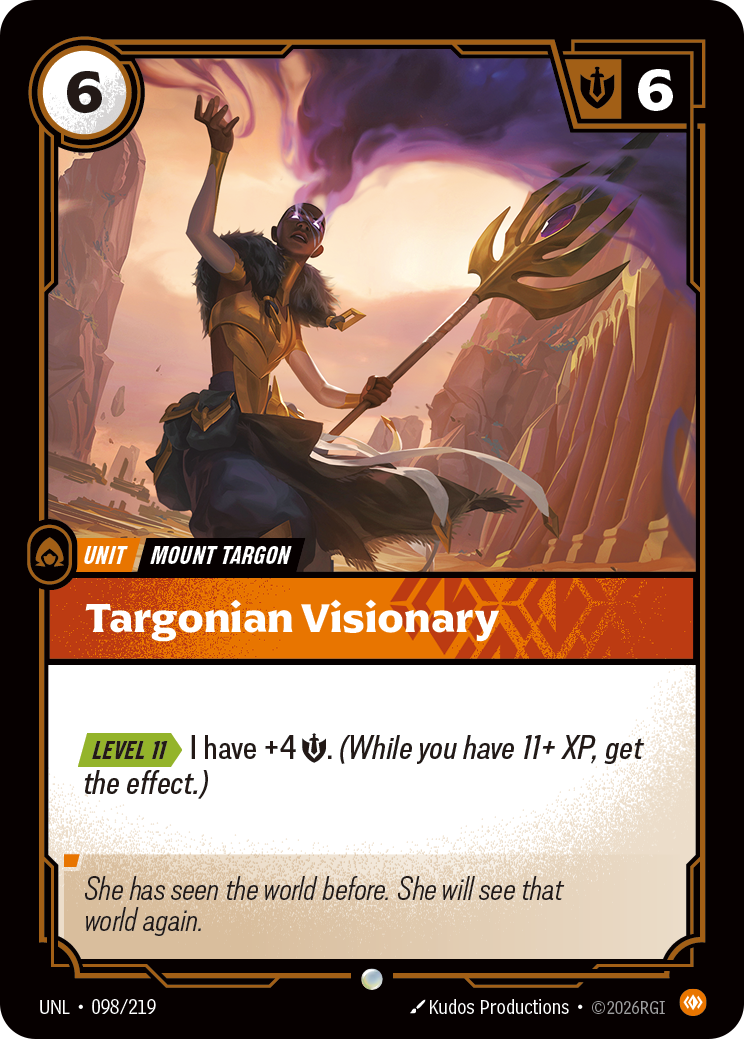Targonian Visionary · UNL 098